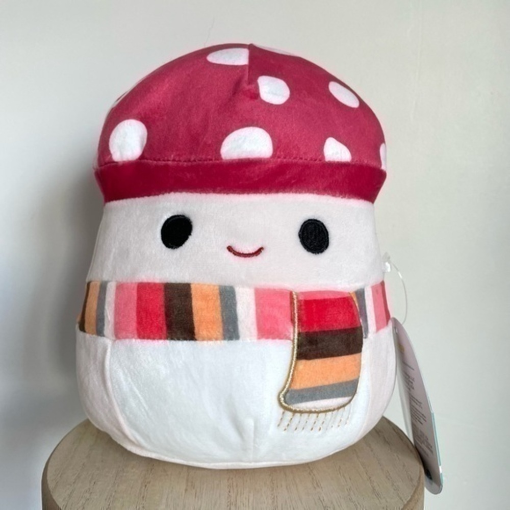 Malcolm the Mushroom w Scarf Fall Edition Squishmallow   | Brand New ✨